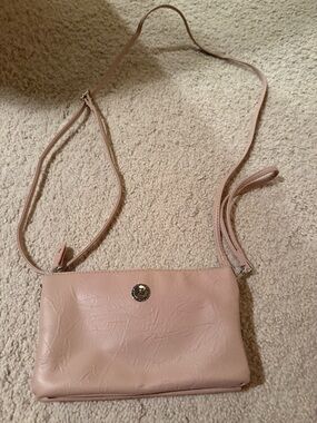 Women's Pink Crossbody Bag - Minimalist Shoulder Bag